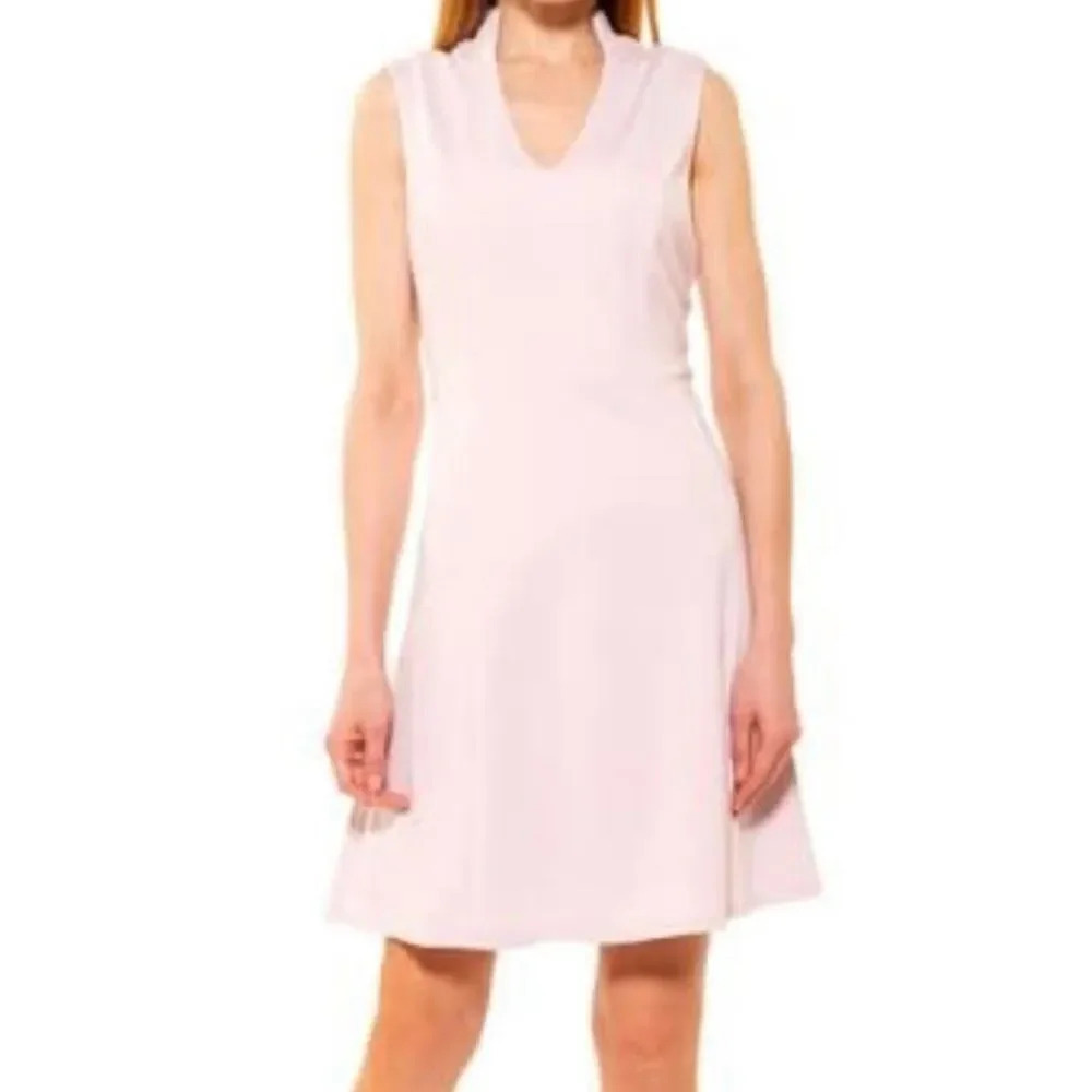 Alexia Admor Adelyn High Neck Fit‎ and Flare Sleeveless Dress Size Large Lilac